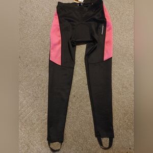 Muddyfox  cycling padded tights size medium(US 8) black and pink NWT